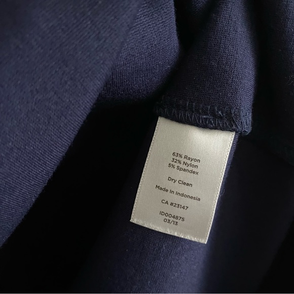 Talbots Blue shirt Dress size 10P - Picture 4 of 7